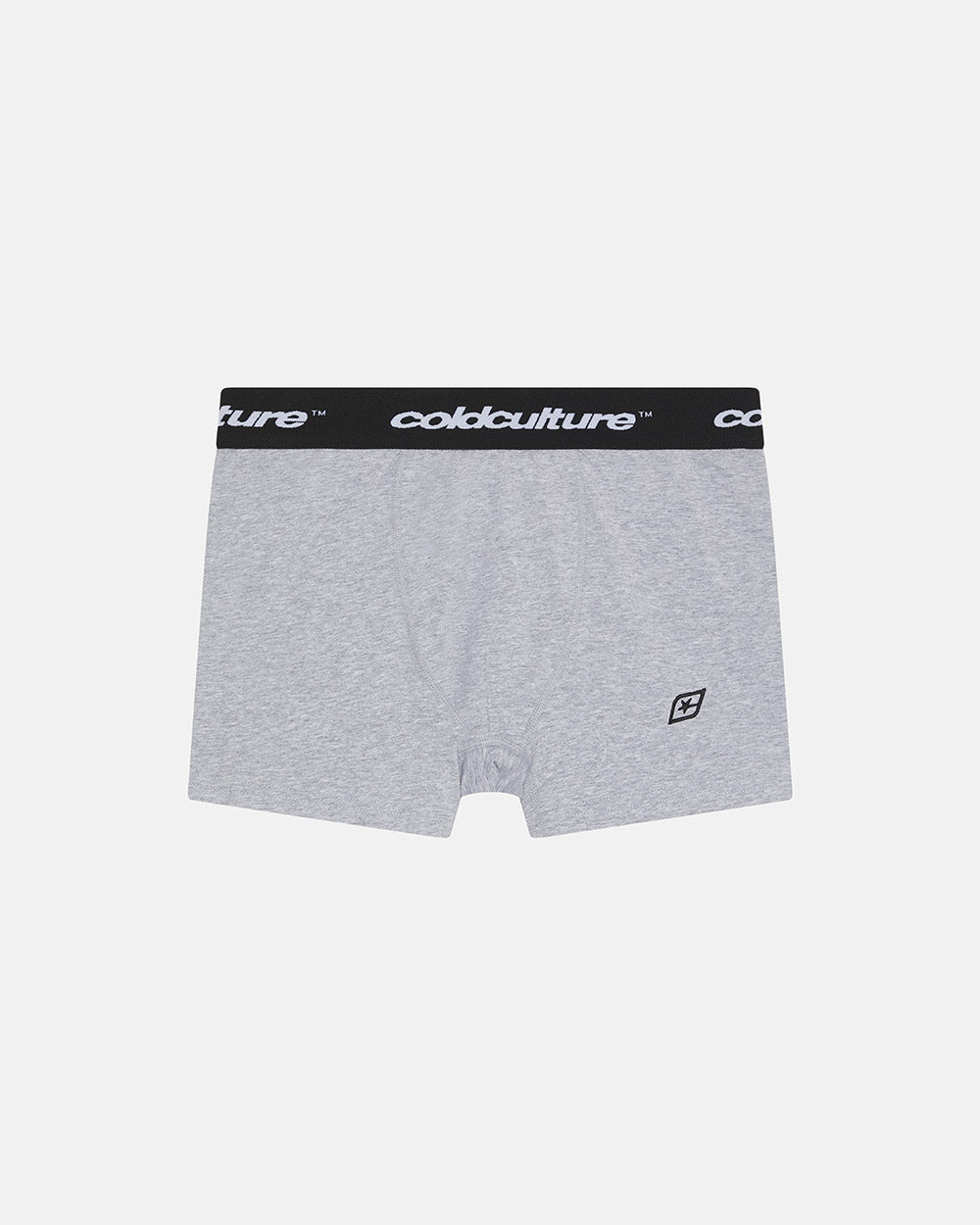 BASIC BOXERS PACK GREY - grey boxers pack, front view - Cold Culture #packshot