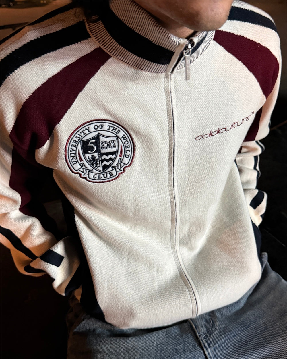 POLE KNIT OFF-WHITE