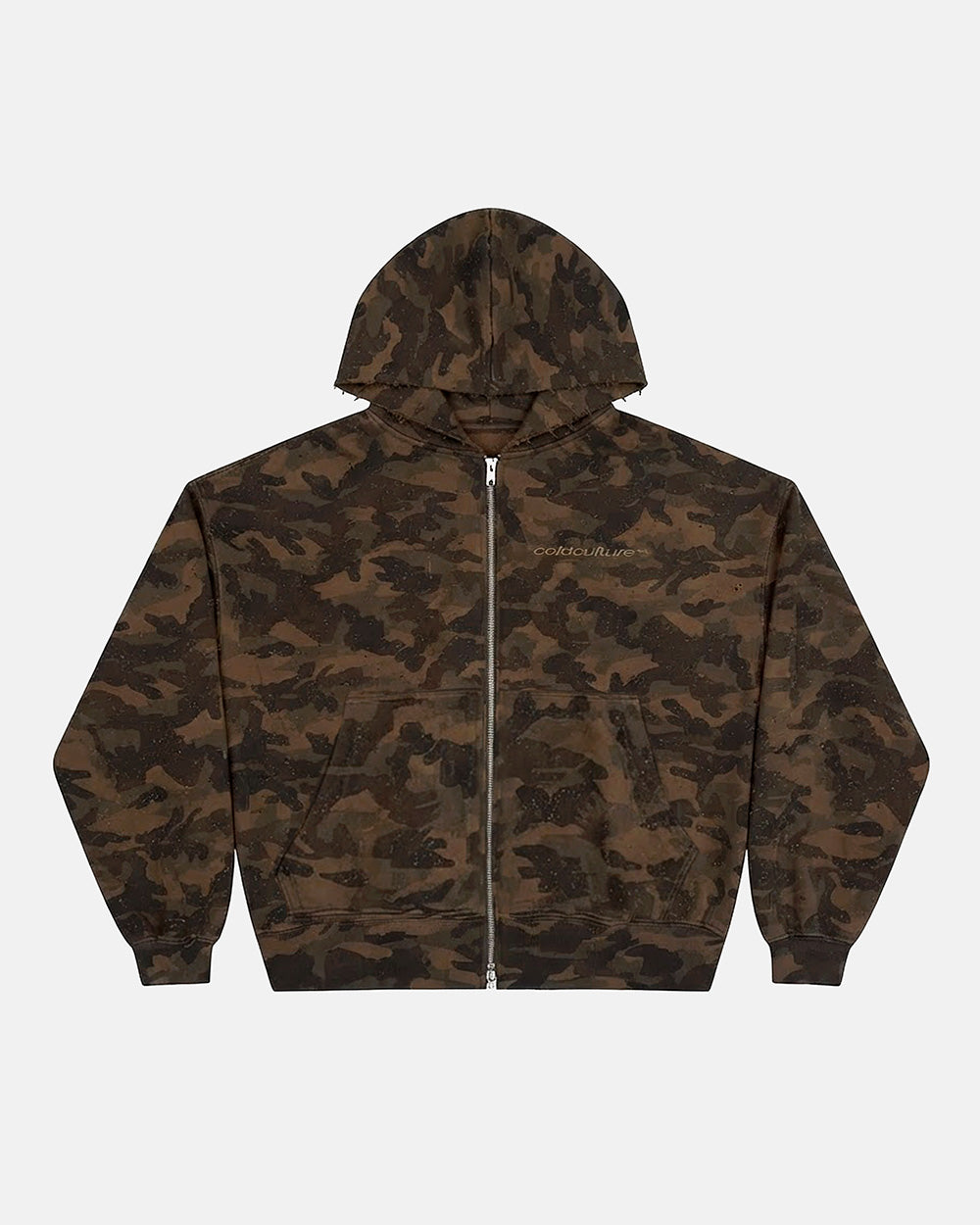 LEAD ZIP HOODIE CAMO - Cold Culture #packshot
