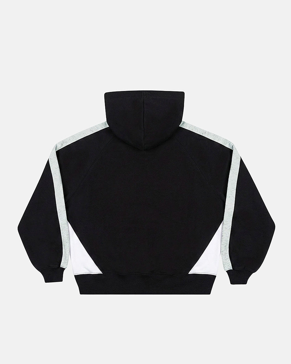 SPEED SPOKE HOODIE BLACK AND HEATHER GREY