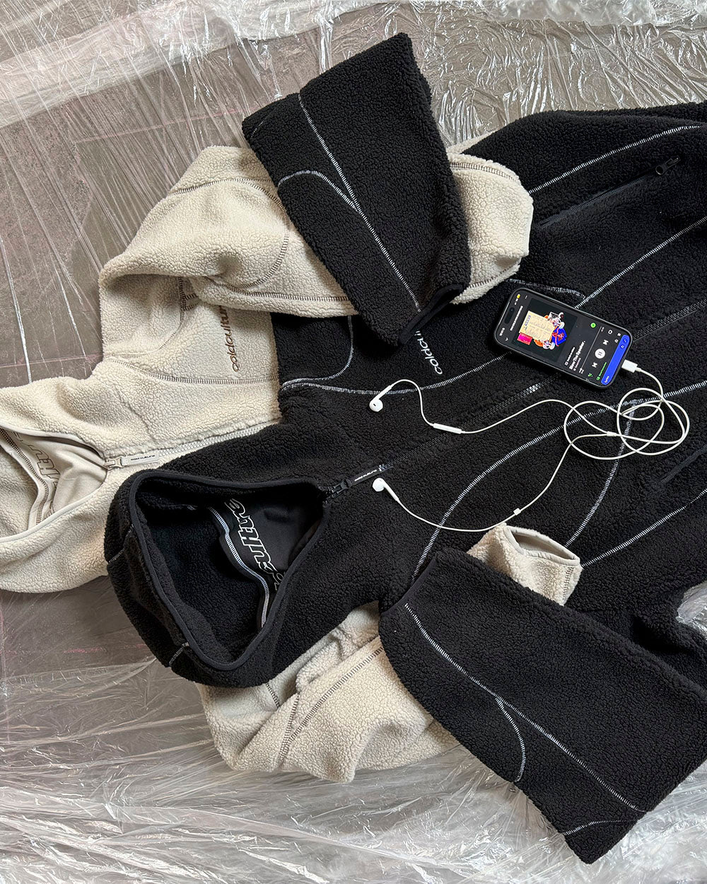 AERO FLEECE BLACK - Cold Culture