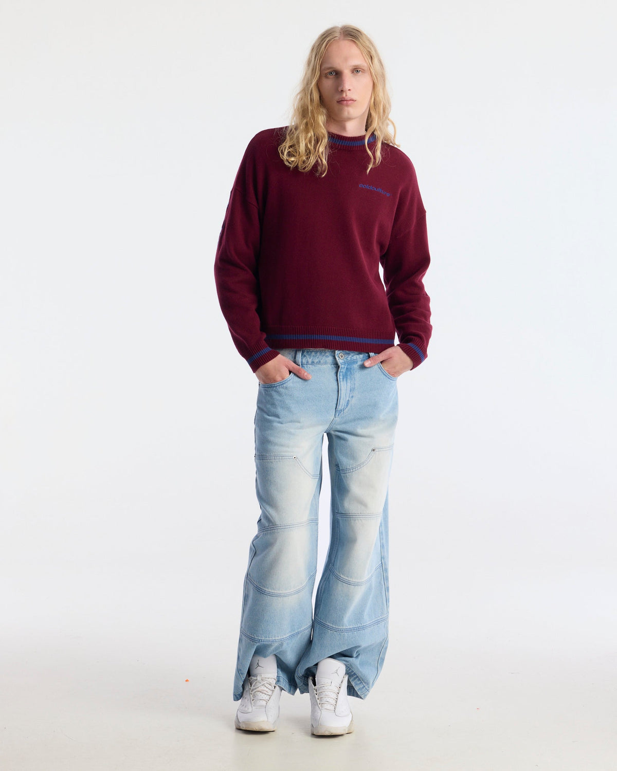 ARCHIVE GOTHIC KNIT RED - Cold Culture