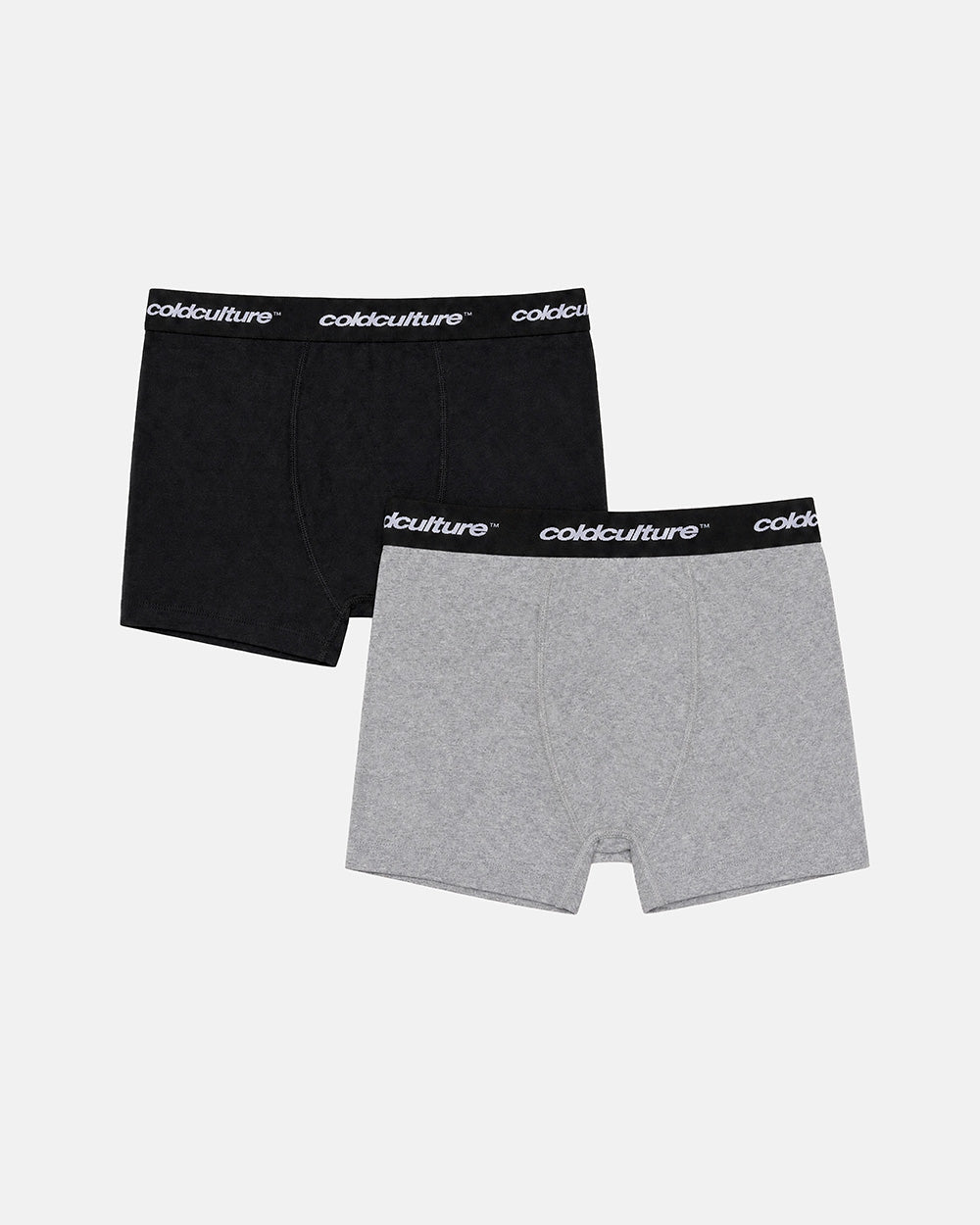 BASIC BOXERS PACK HEATHER GREY & BLACK - Cold Culture #packshot