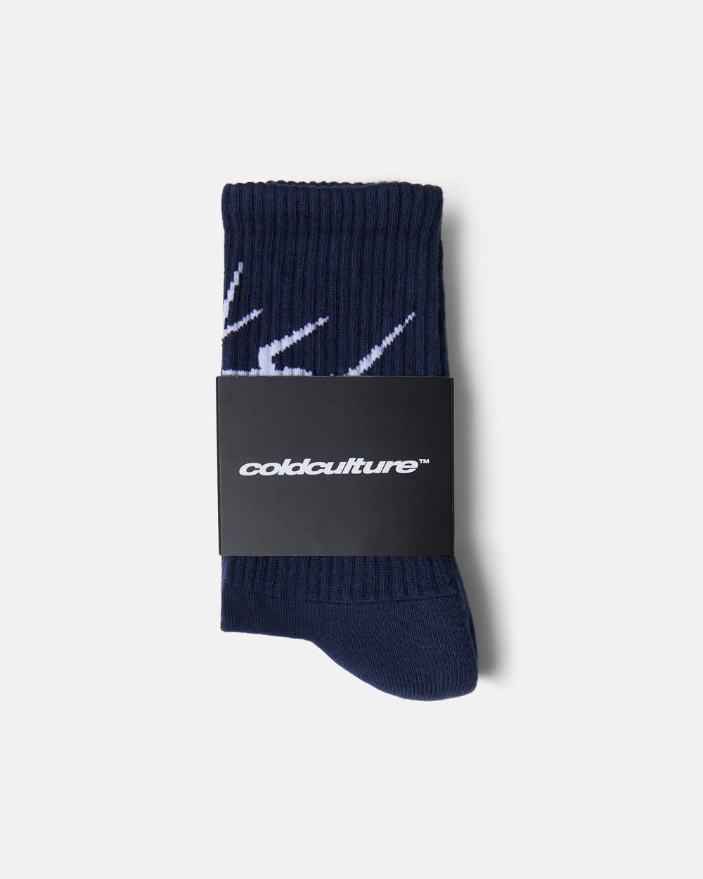 BRAMBLES SOCKS DARK BLUE/WHITE - Cold Culture #packshot