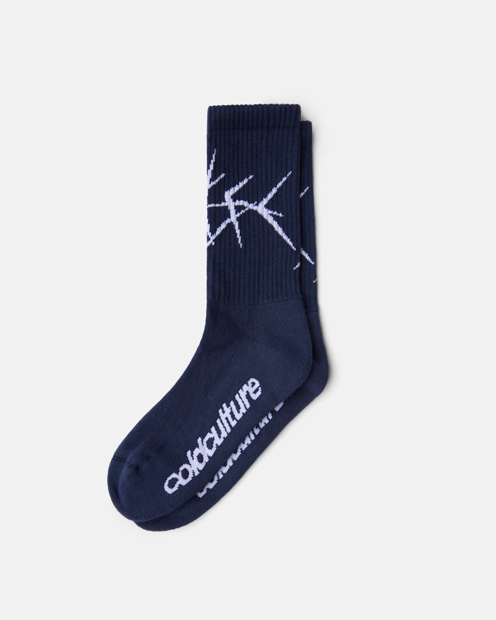 BRAMBLES SOCKS DARK BLUE/WHITE - Cold Culture #packshot