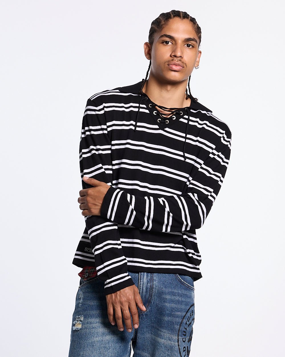 BREAKOUT KNIT POLO BLACK - Cold Culture #man