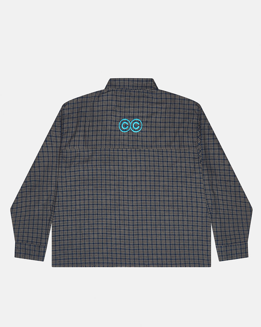 BRICK LANE SHIRT BLUE SQUARE - Cold Culture #packshot