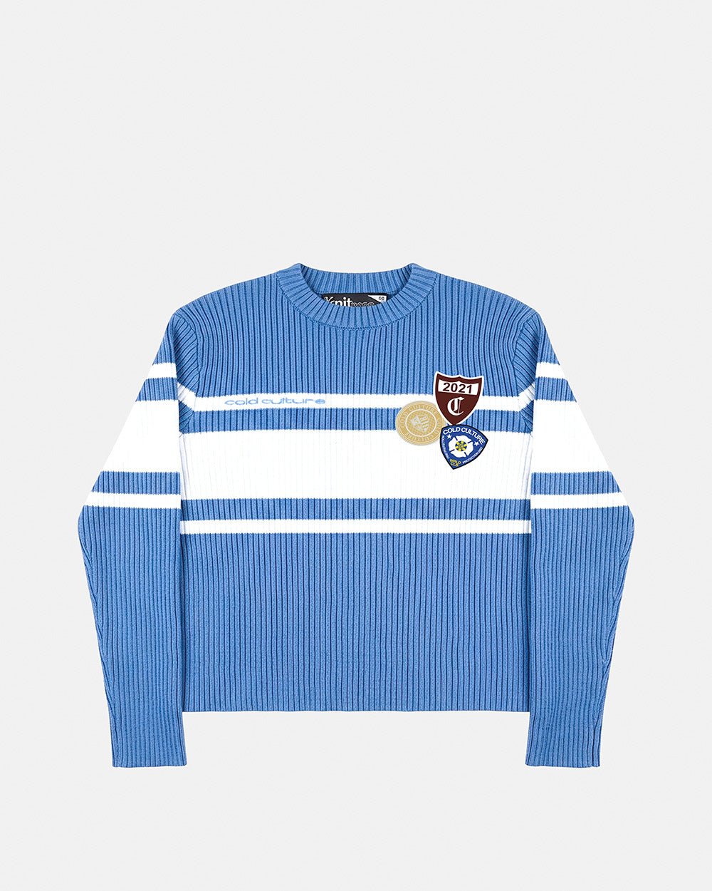 CARTER KNIT BLUE - Cold Culture #packshot