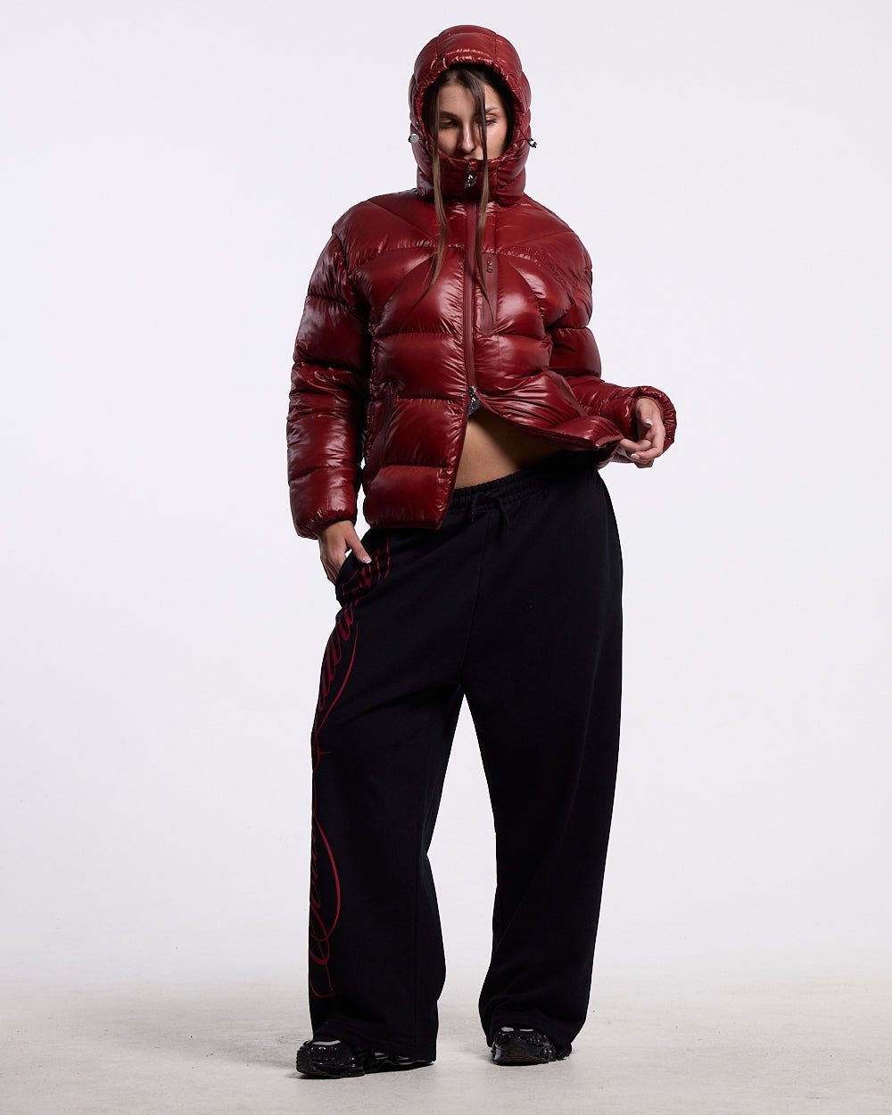 CLOUD ARMOR PUFFER BURGUNDY - Cold Culture