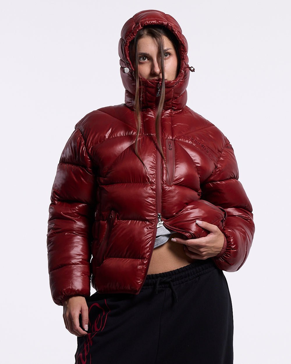 CLOUD ARMOR PUFFER BURGUNDY - Cold Culture