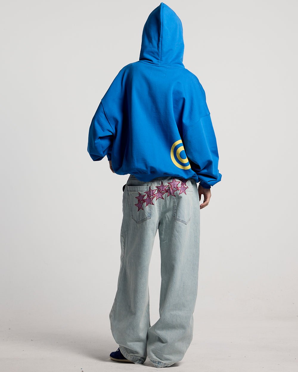 CLUB HOODIE BLUE & YELLOW - Cold Culture
