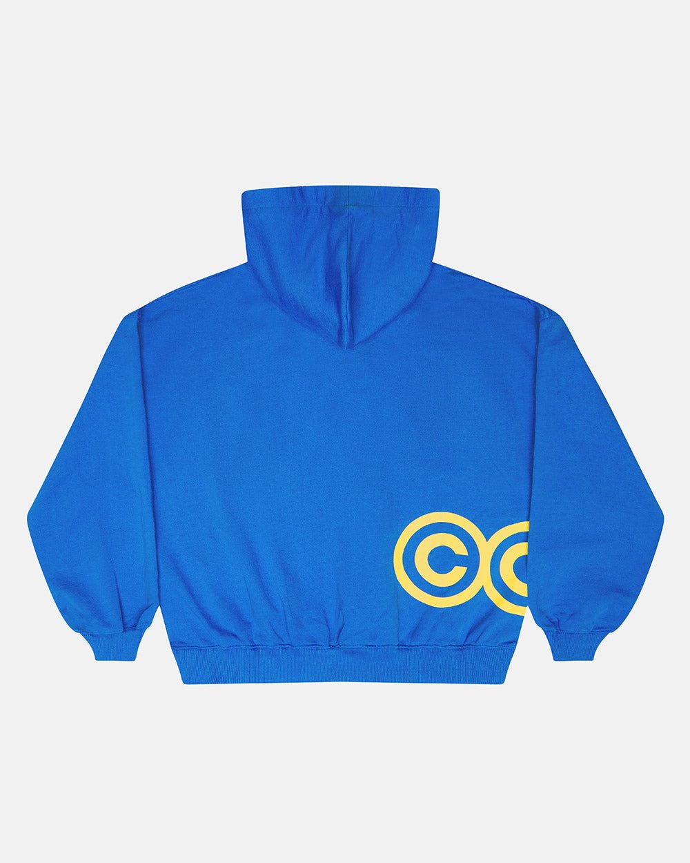 CLUB HOODIE BLUE & YELLOW - Cold Culture #packshot