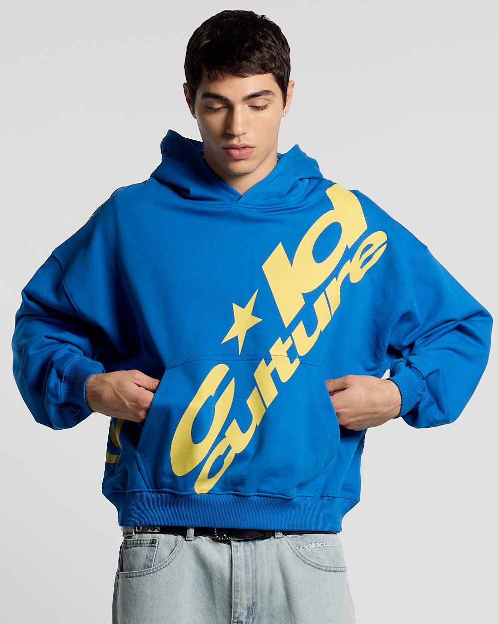 CLUB HOODIE BLUE & YELLOW - Cold Culture #man