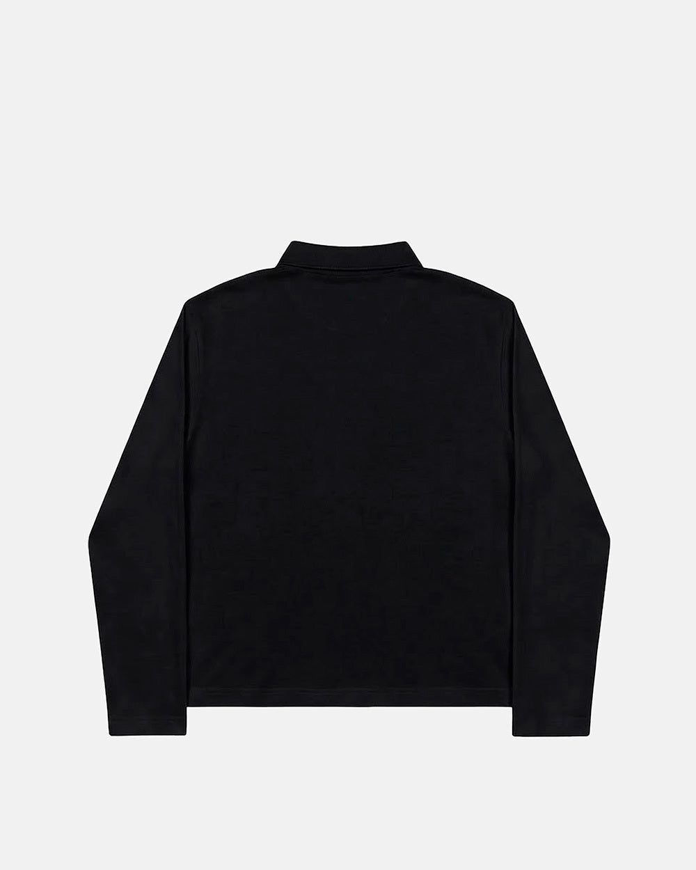 CLUB LONGSLEEVE POLO BLACK - Cold Culture