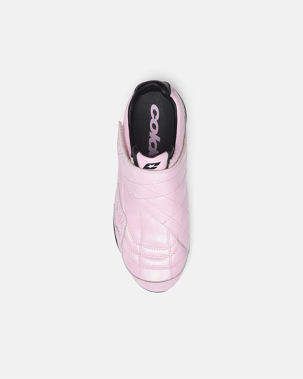 COLD HOOK SNEAKER PINK - pink velcro strap sneakers, flat lay - Cold Culture #packshot