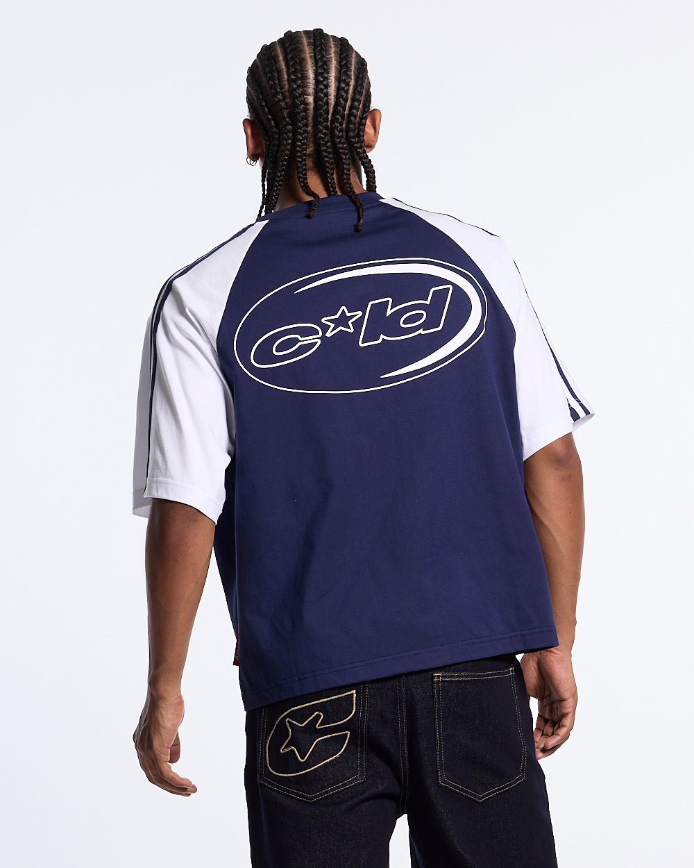 COMBO TEE NAVY - Cold Culture #man
