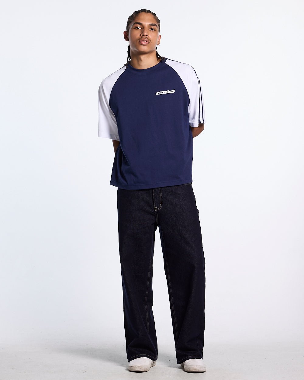 COMBO TEE NAVY - Cold Culture #man