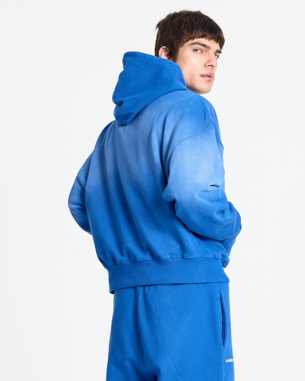 CROSSED HOODIE BLUE - Cold Culture