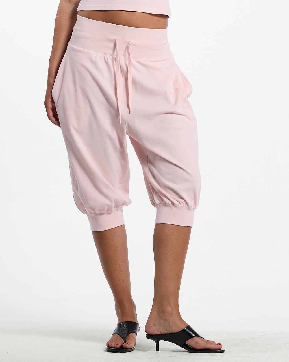 CROSSED SWEATPANTS WOMAN PINK - Cold Culture #woman
