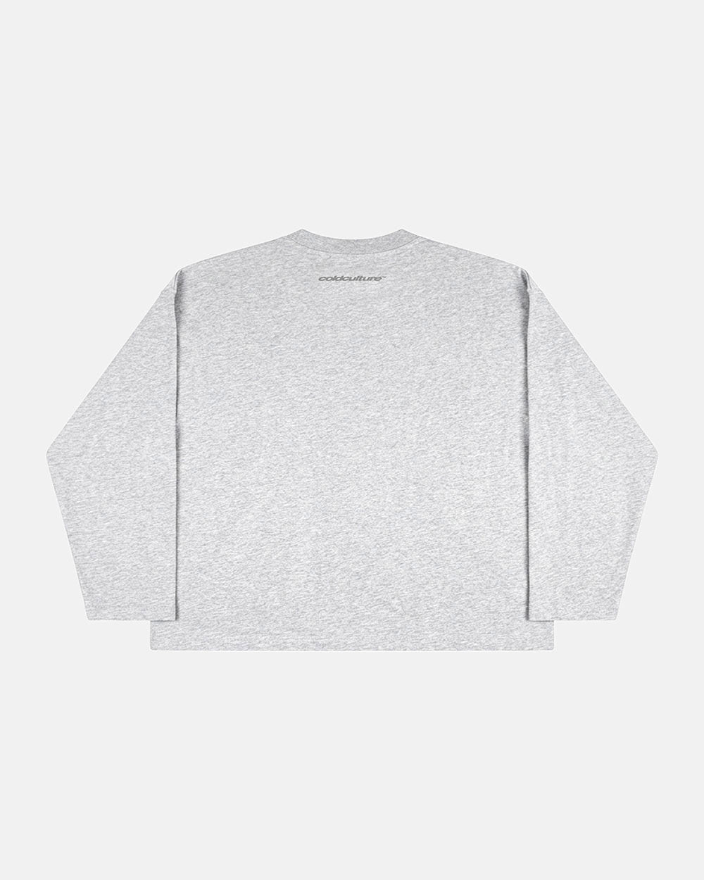 CROWN LONGSLEEVE HEATHER GREY - Cold Culture