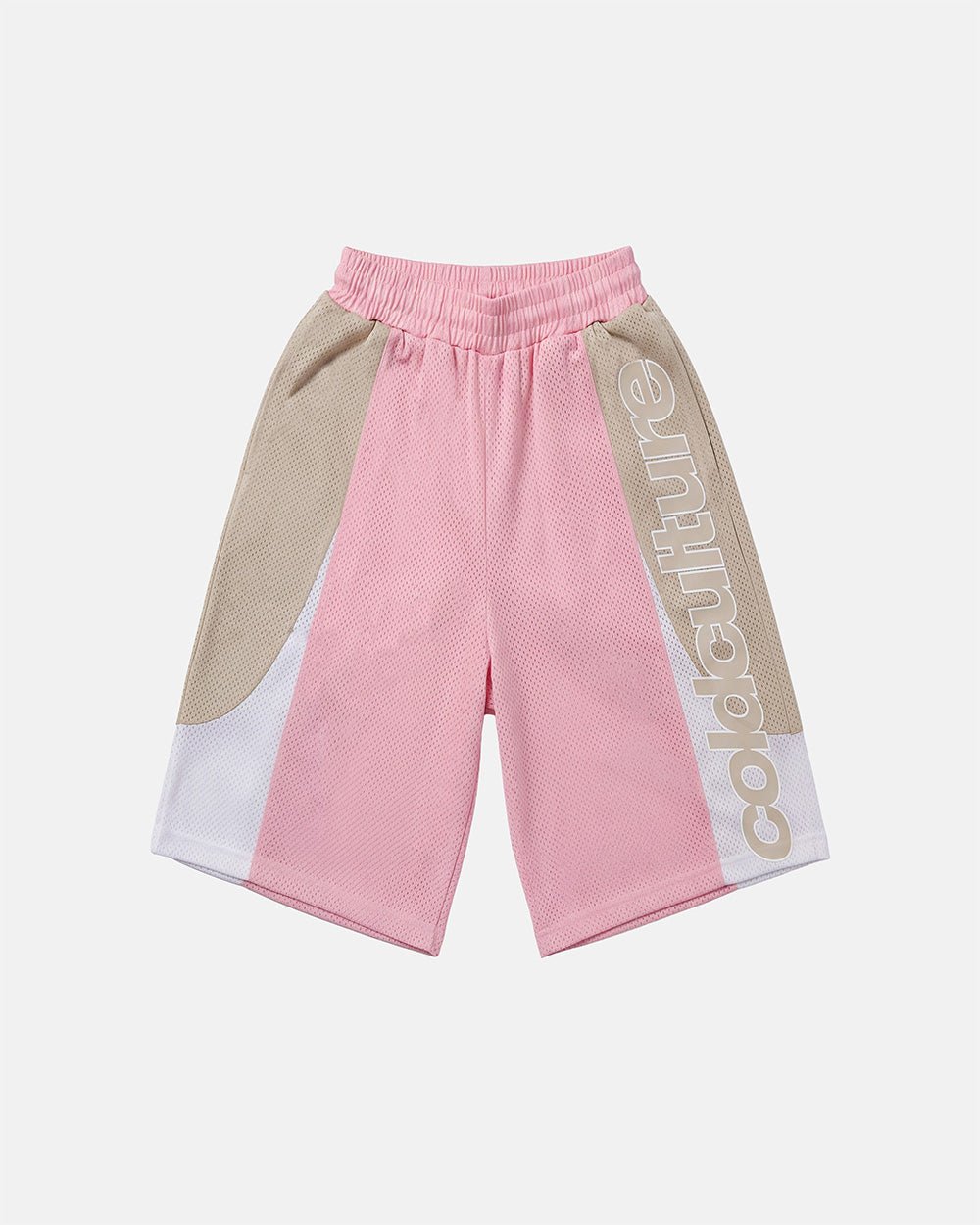 DECALS SHORT MAN WHITE AND PINK AND BEIGE - Cold Culture #packshot