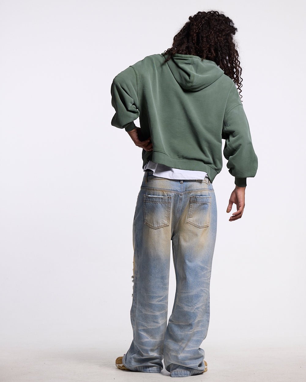 EAGLE ZIP HOODIE GREEN - Cold Culture #man