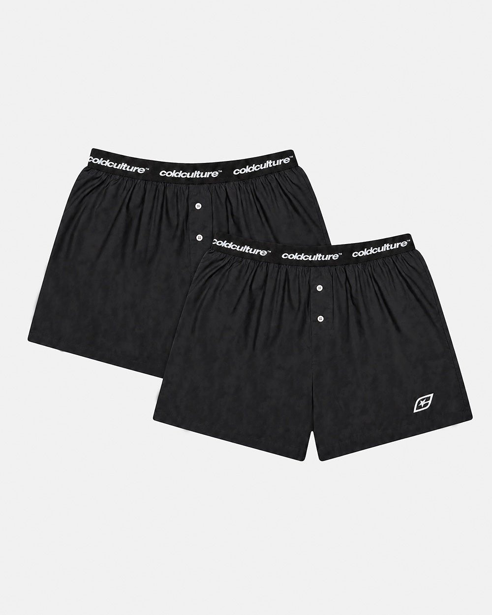 ESSENTIAL BOXERS PACK BLACK - Cold Culture #packshot