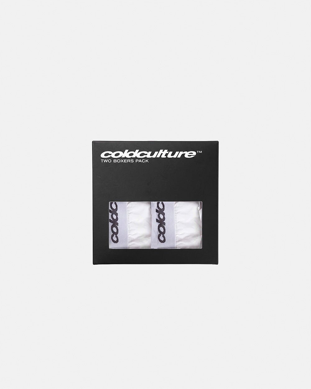 ESSENTIAL BOXERS PACK WHITE - Cold Culture #packshot