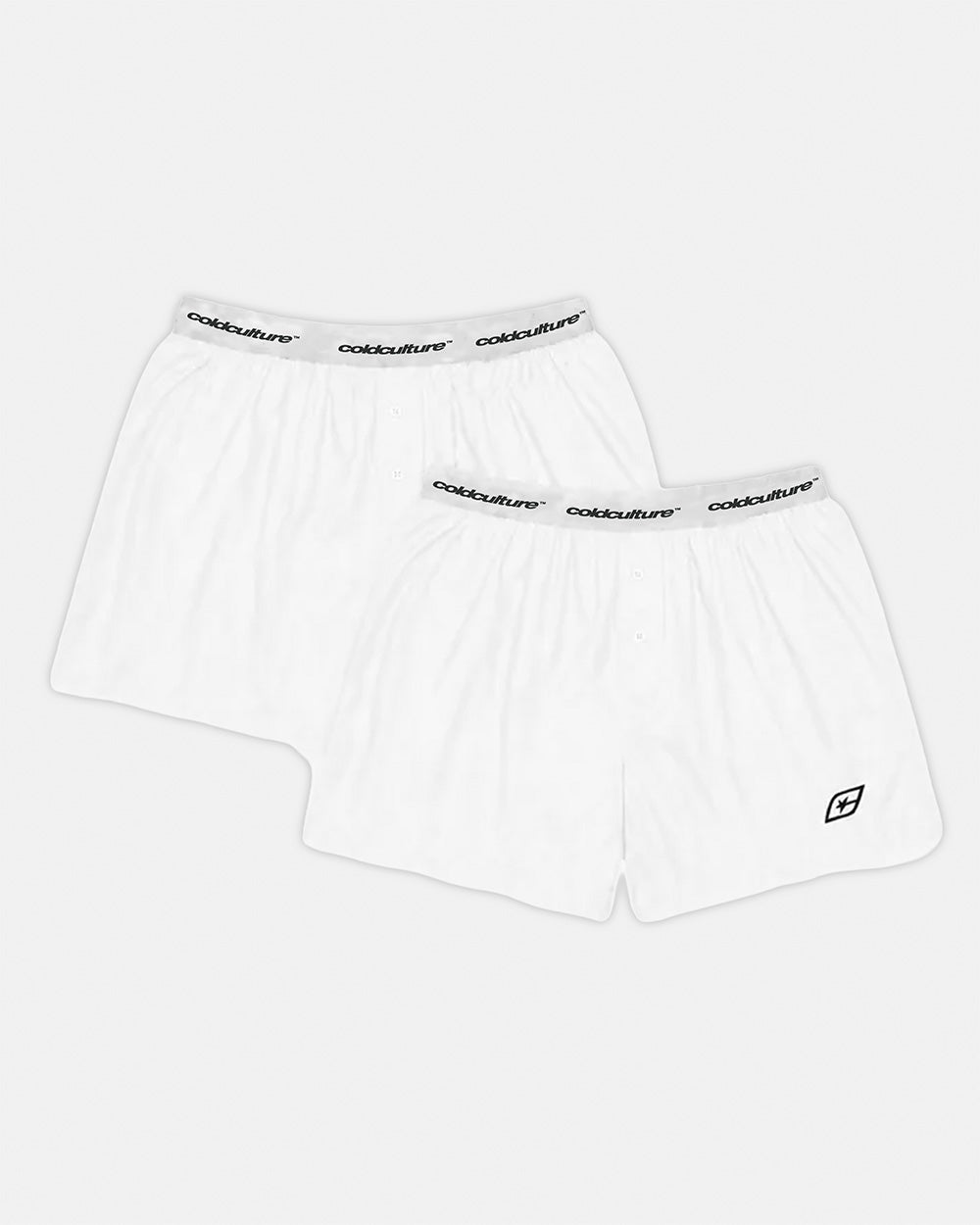 ESSENTIAL BOXERS PACK WHITE - Cold Culture #packshot