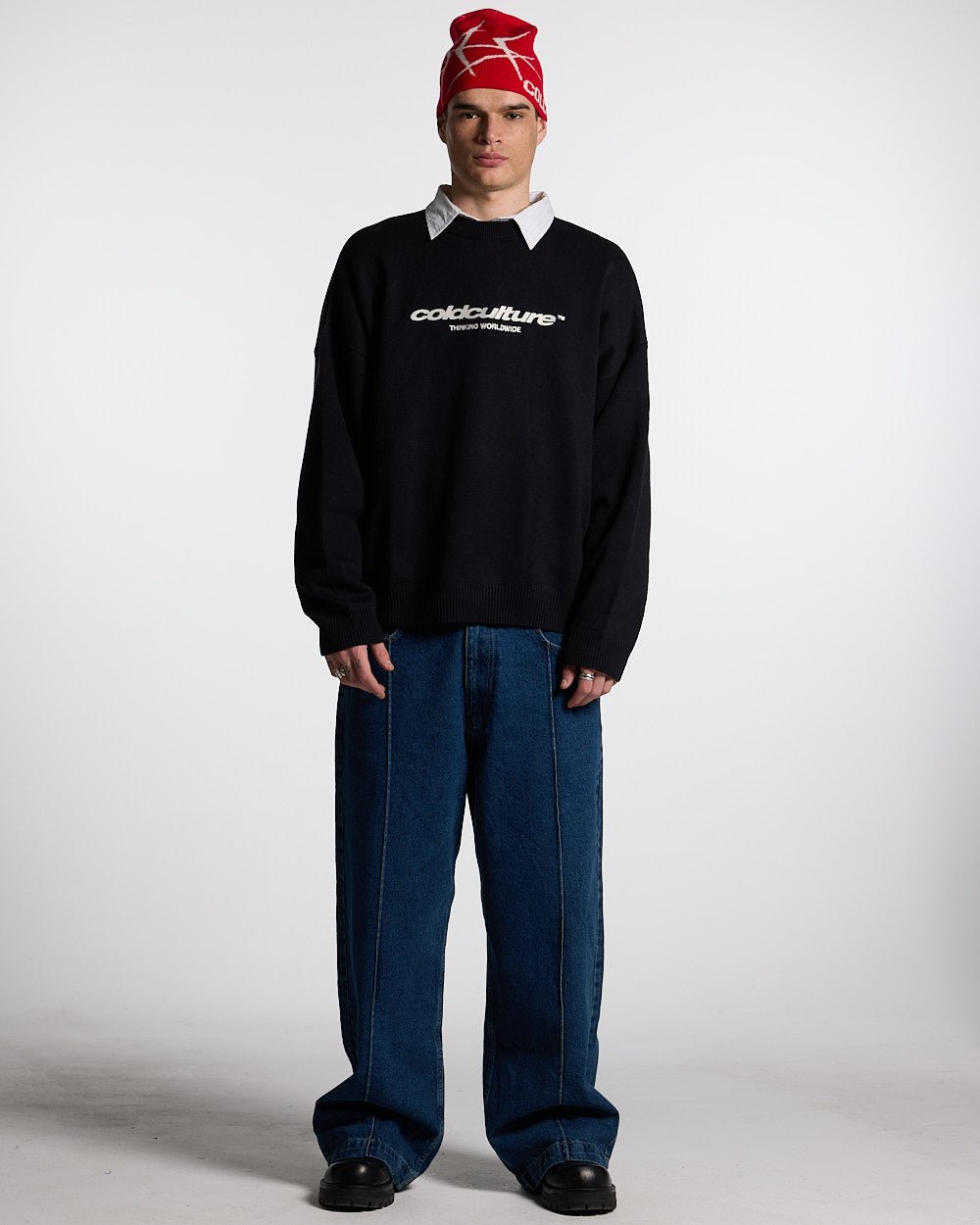 ESSENTIAL KNIT BLACK - COLD CULTURE #man