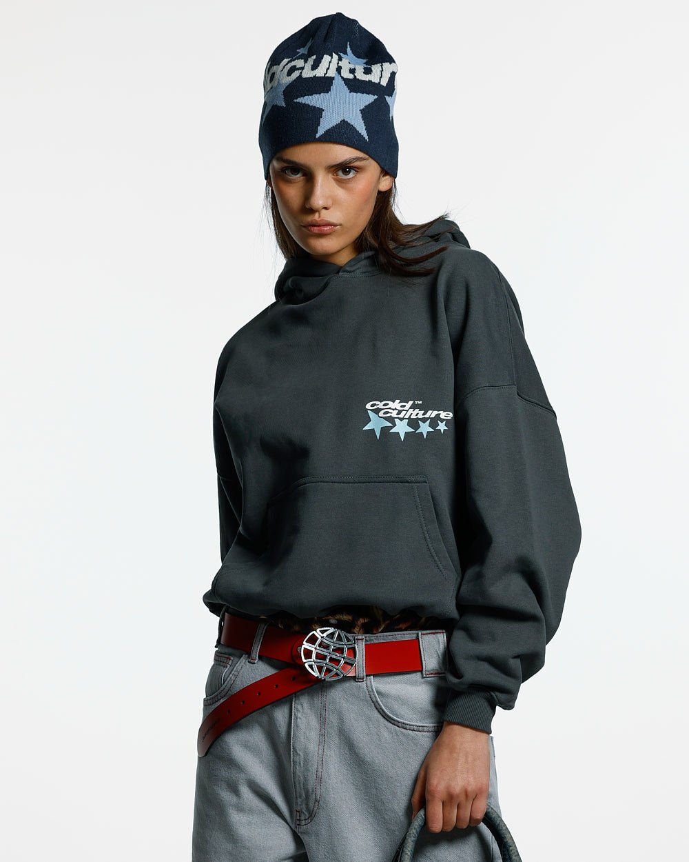 EXPLORE MORE HOODIE DARK GREY - COLD CULTURE #woman