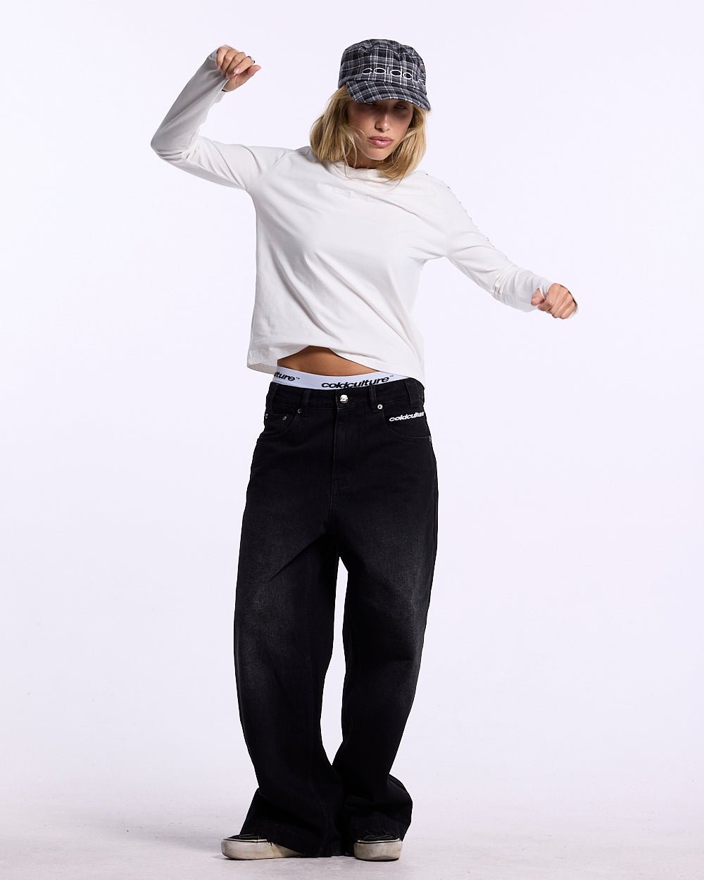 GEAR-LINK HOODIE LONGSLEEVE OFF-WHITE - Cold Culture #woman