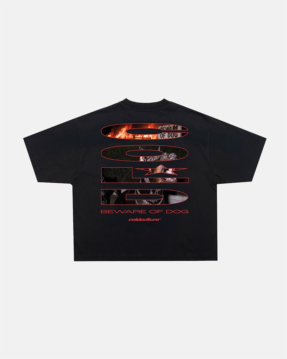 GHOST DRIVE TEE BLACK - Cold Culture #packshot