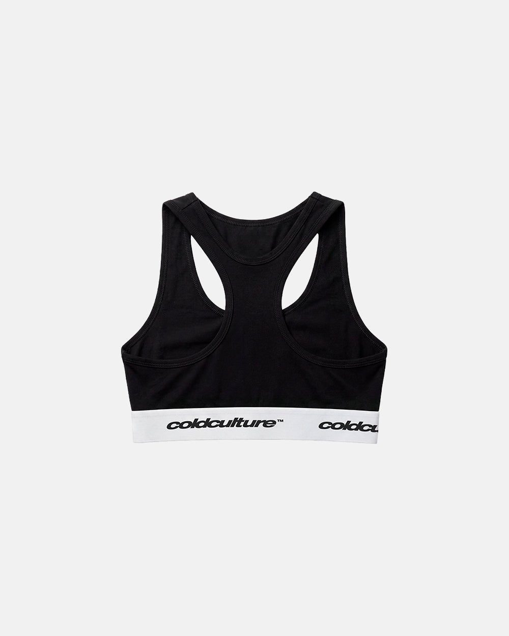 GIRLS CLUB BRA PACK BLACK - black bralette two-pack, flat lay - Cold Culture #packshot