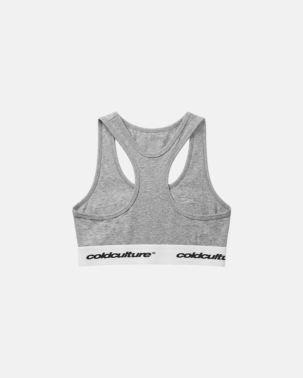 GIRLS CLUB BRA PACK WHITE AND GREY - white and grey bralette two-pack, flat lay - Cold Culture #packshot