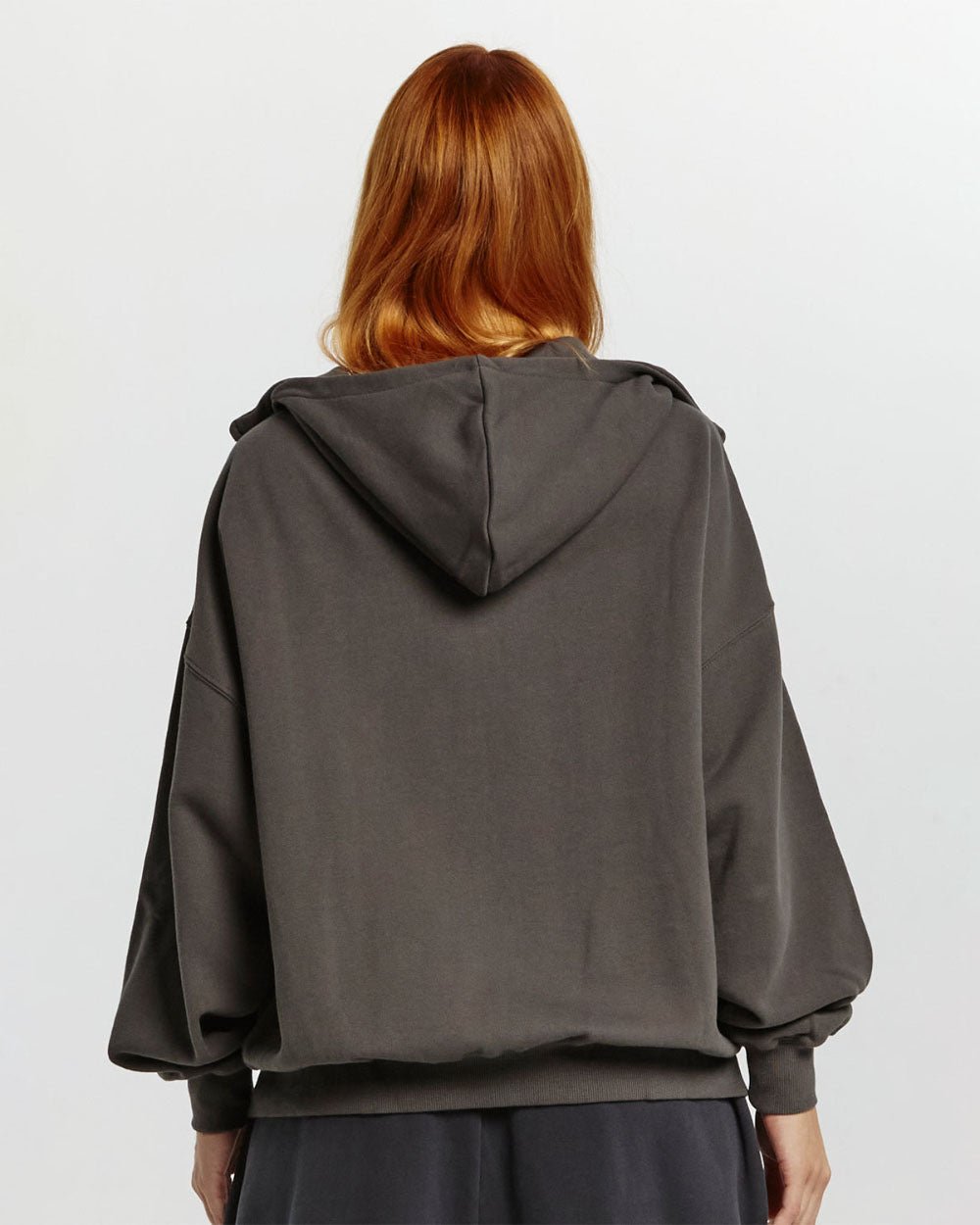 GLOBETROTTER ZIP HOODIE GREY - COLD CULTURE #woman
