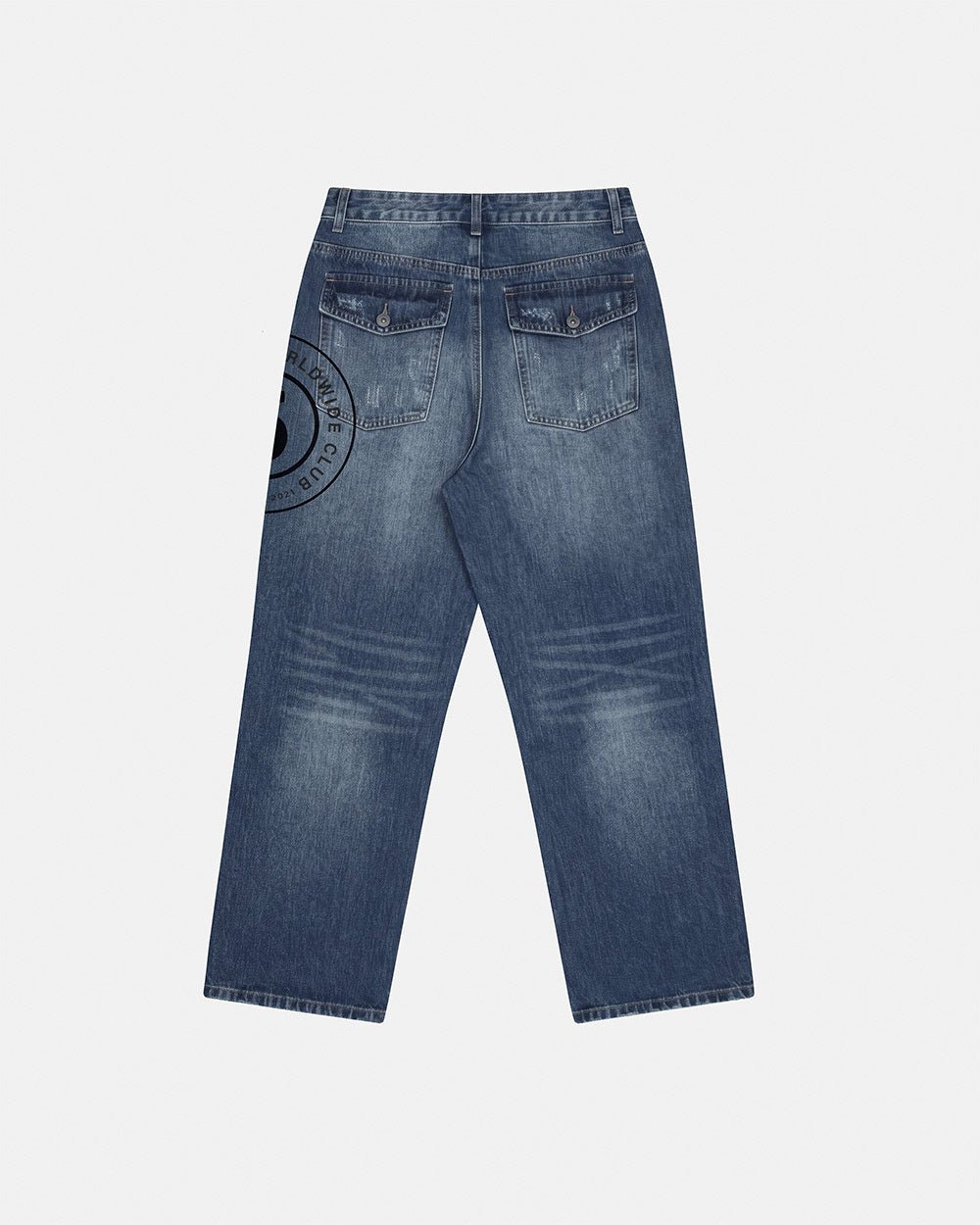 GRUNGE V1 PANTS DARK BLUE - Cold Culture #packshot