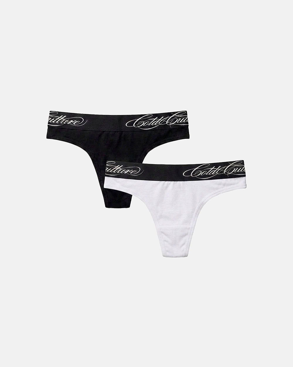 ICE THONG 2 PACK WHITE AND BLACK - Cold Culture