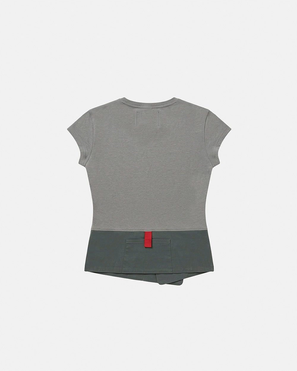INTERFACE BABY TEE WOMAN MILITARY GREEN - Cold Culture #packshot