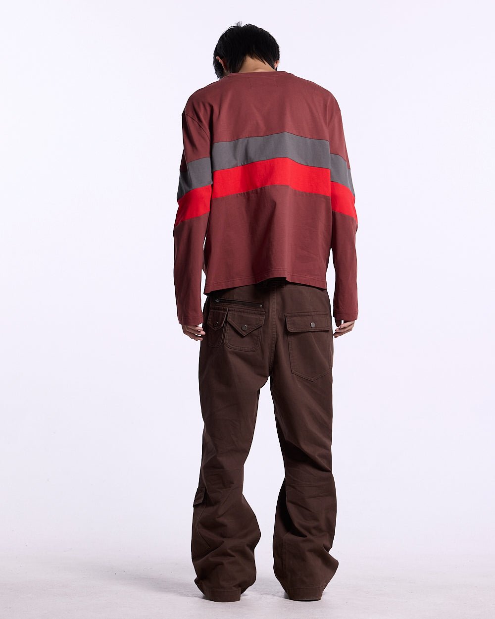 INTERSTATE LONGSLEEVE BURGUNDY - Cold Culture #man