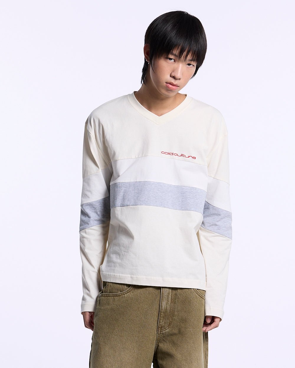 INTERSTATE LONGSLEEVE WHITE - Cold Culture #man