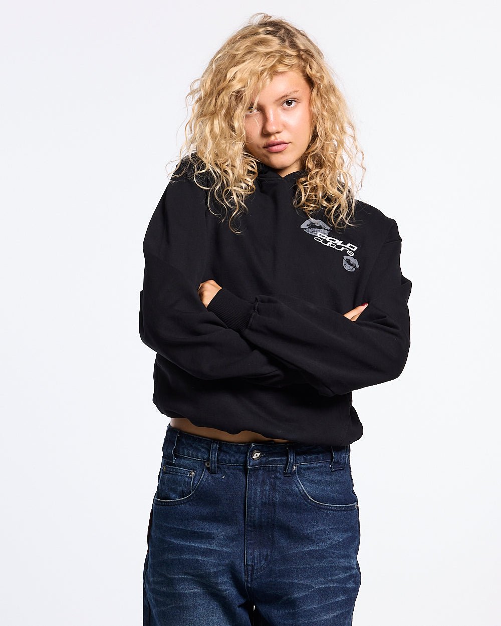 KISS IN THE ASTROS HOODIE BLACK - Cold Culture #woman