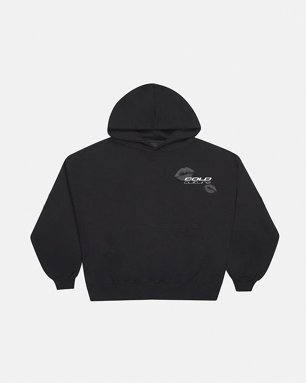 KISS IN THE ASTROS HOODIE BLACK - Cold Culture #packshot