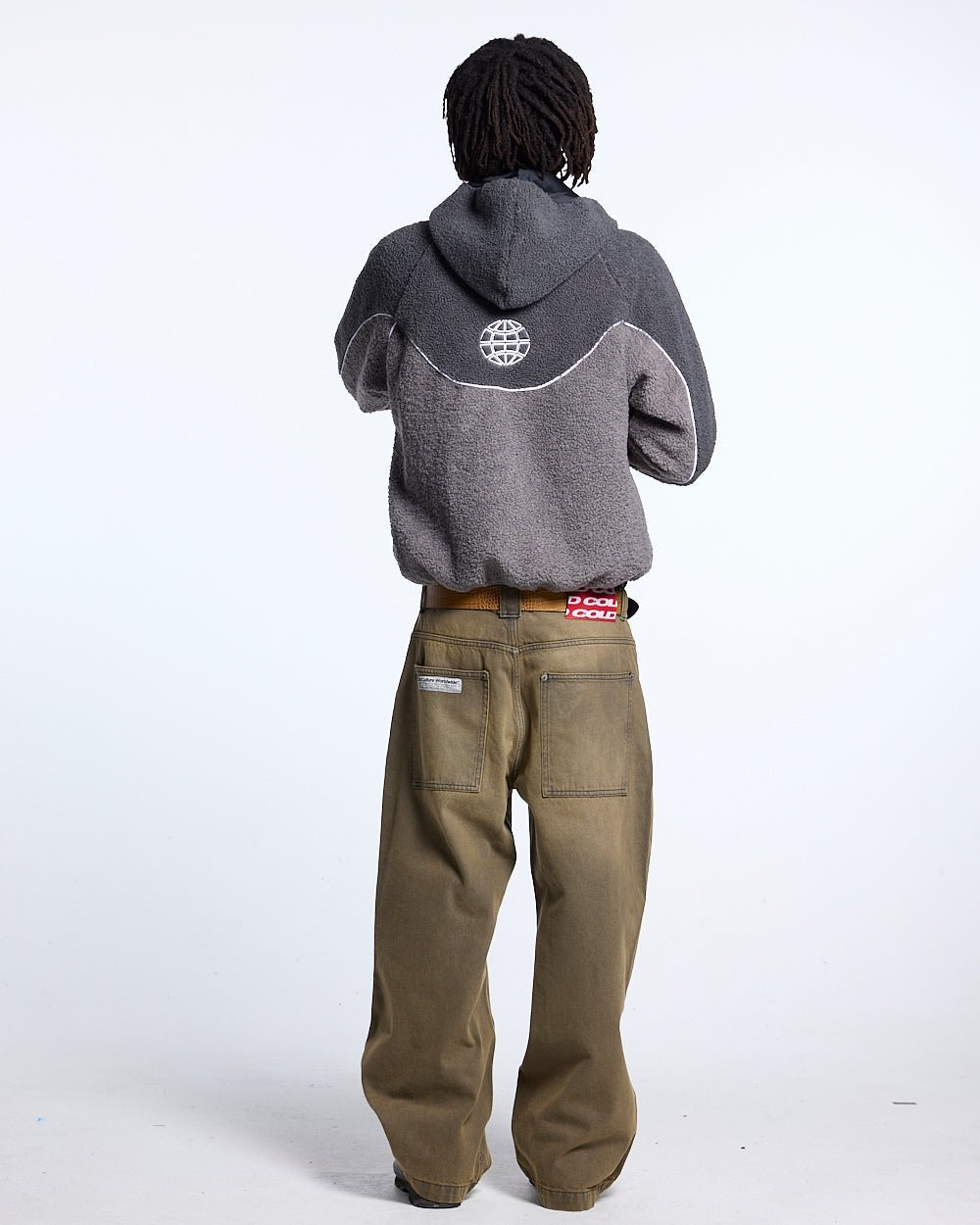 NO RISK FLEECE JACKET HEAVY GREY/DUST GREY - Cold Culture