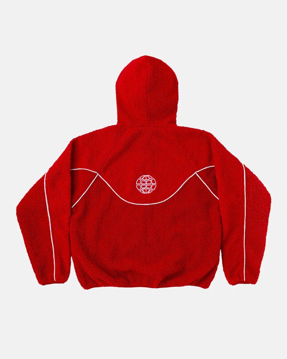 NO RISK FLEECE JACKET VIVID RED - Cold Culture