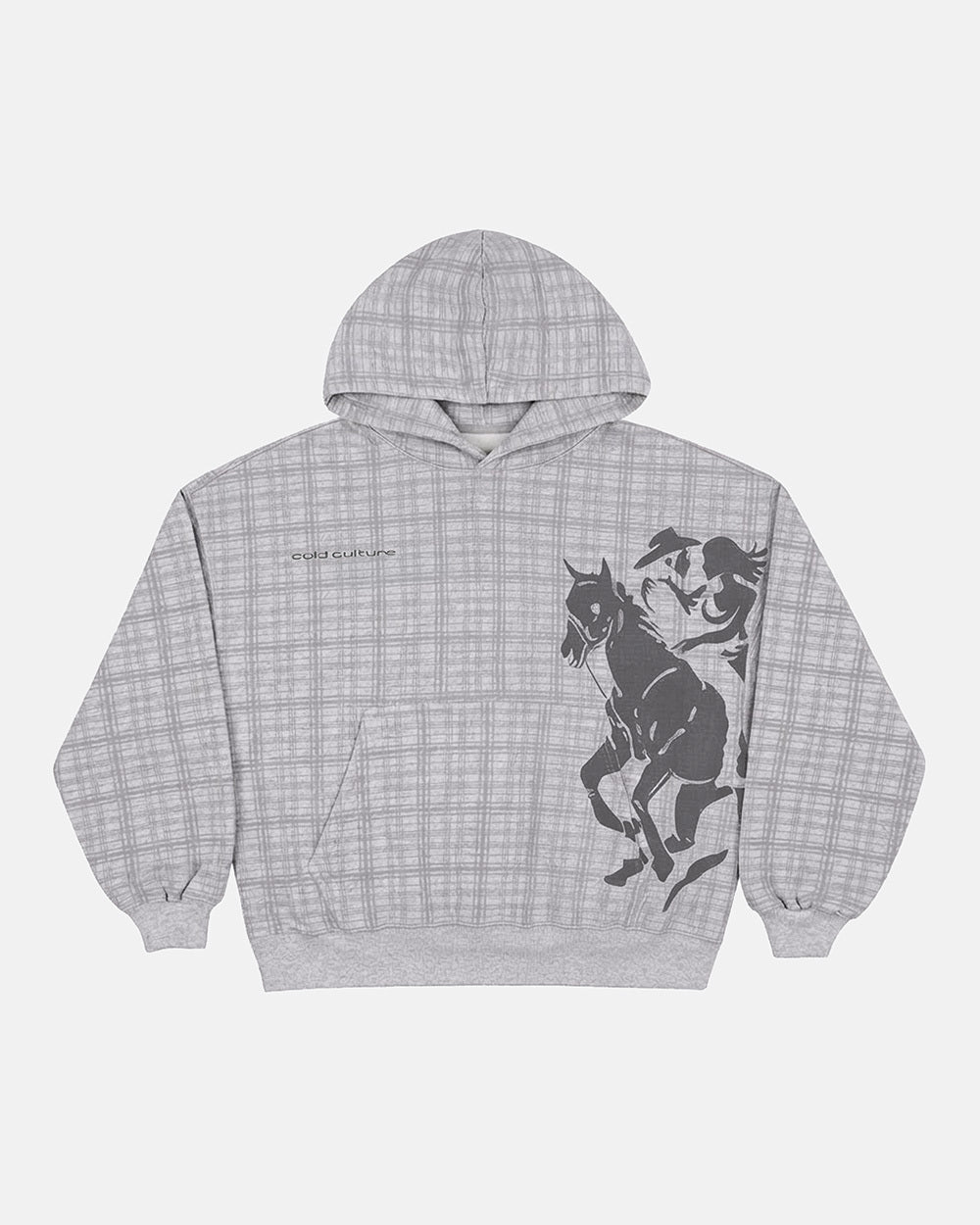 NOVEL HOODIE HEATHER GREY - Cold Culture