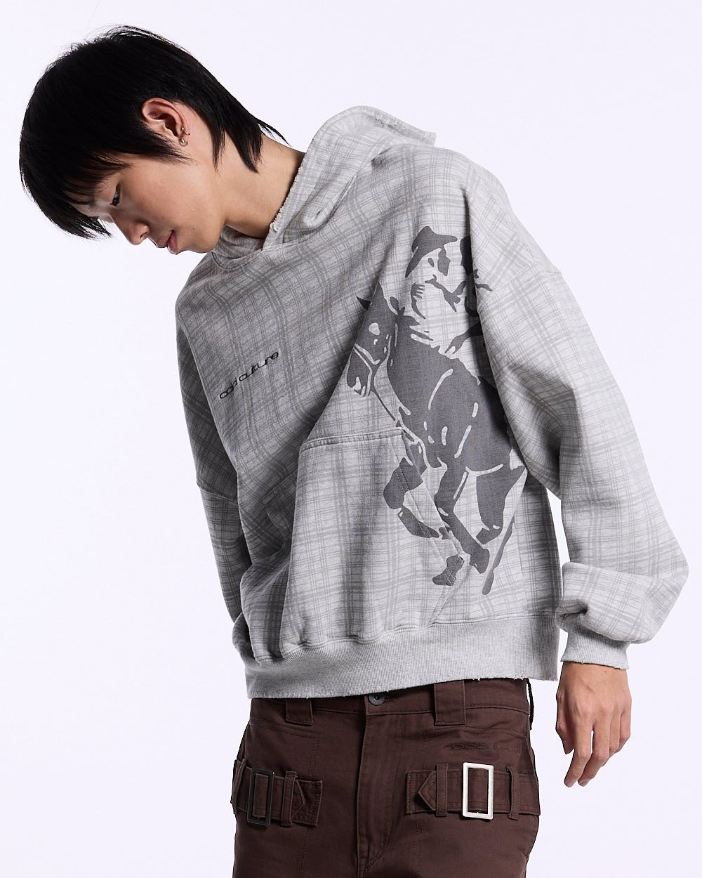 NOVEL HOODIE HEATHER GREY - Cold Culture