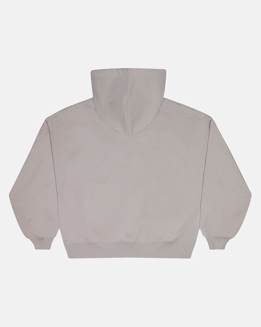 ON ROAD HOODIE GREY & GREEN - grey graphic print hoodie, back view - Cold Culture #packshot