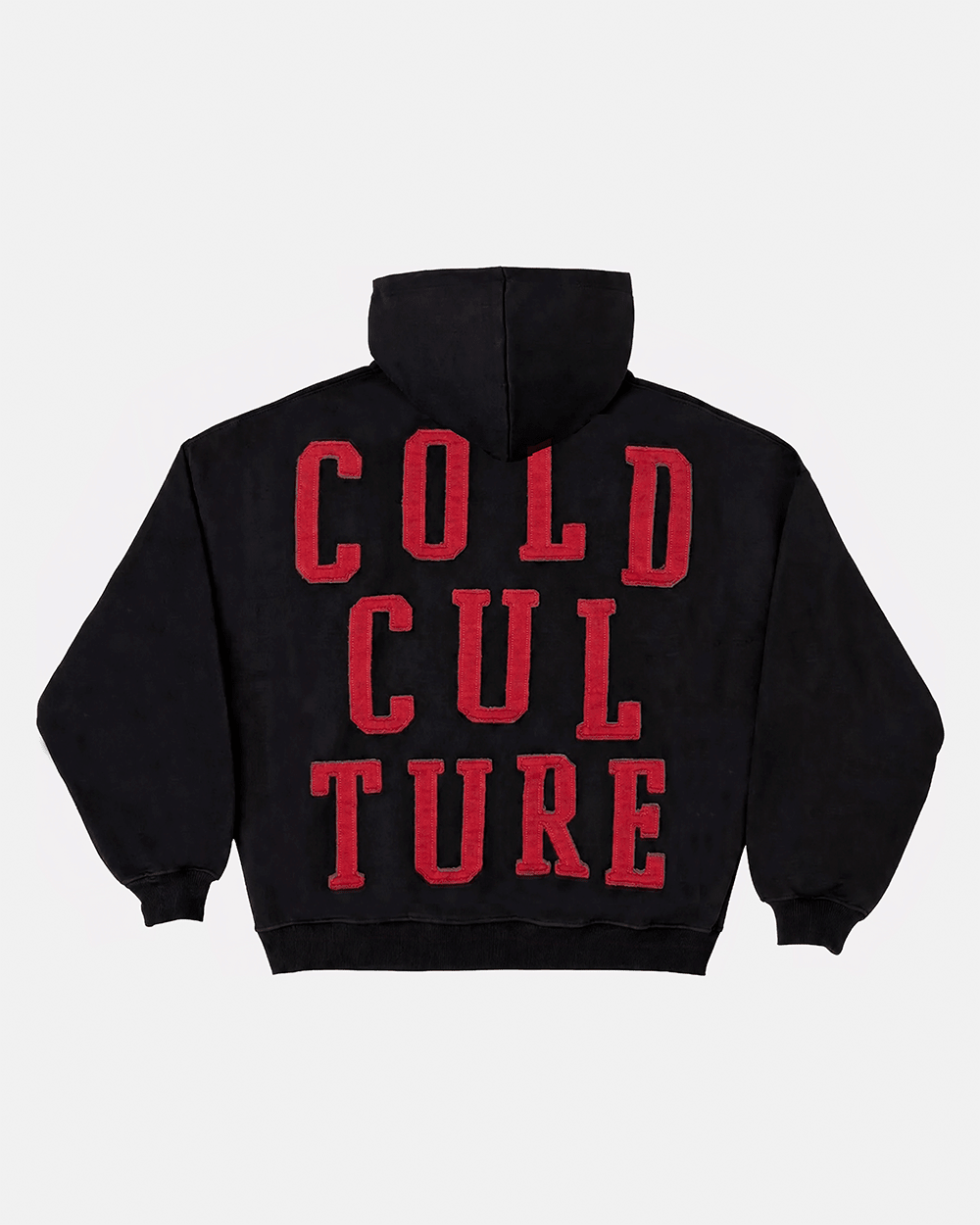 OVERTAKE HOODIE BLACK - Cold Culture #packshot