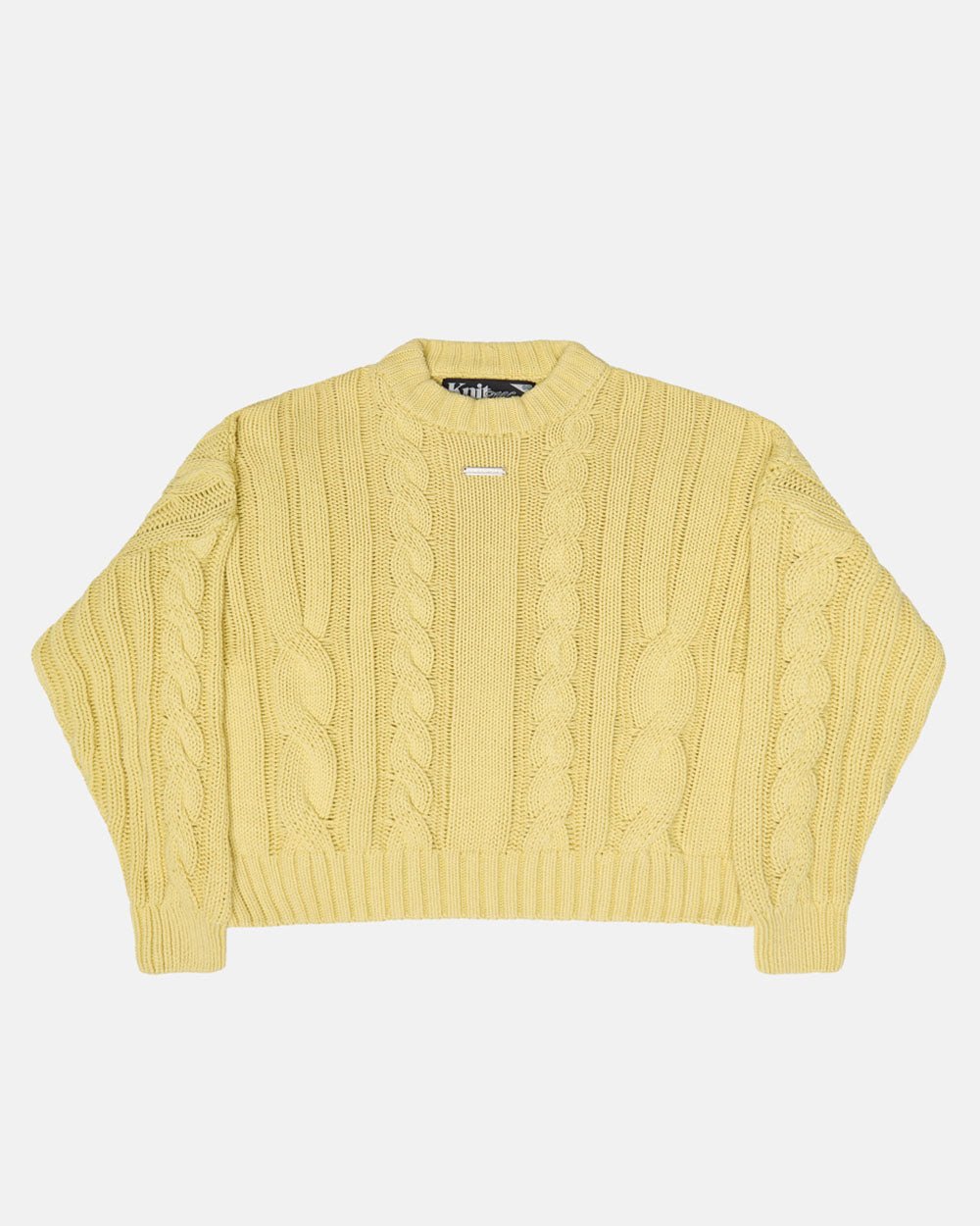 PATTERNED KNIT YELLOW - COLD CULTURE #packshot